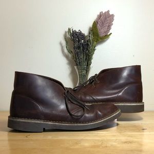 Clarks Leather Desert Chukka Boot, Size 10